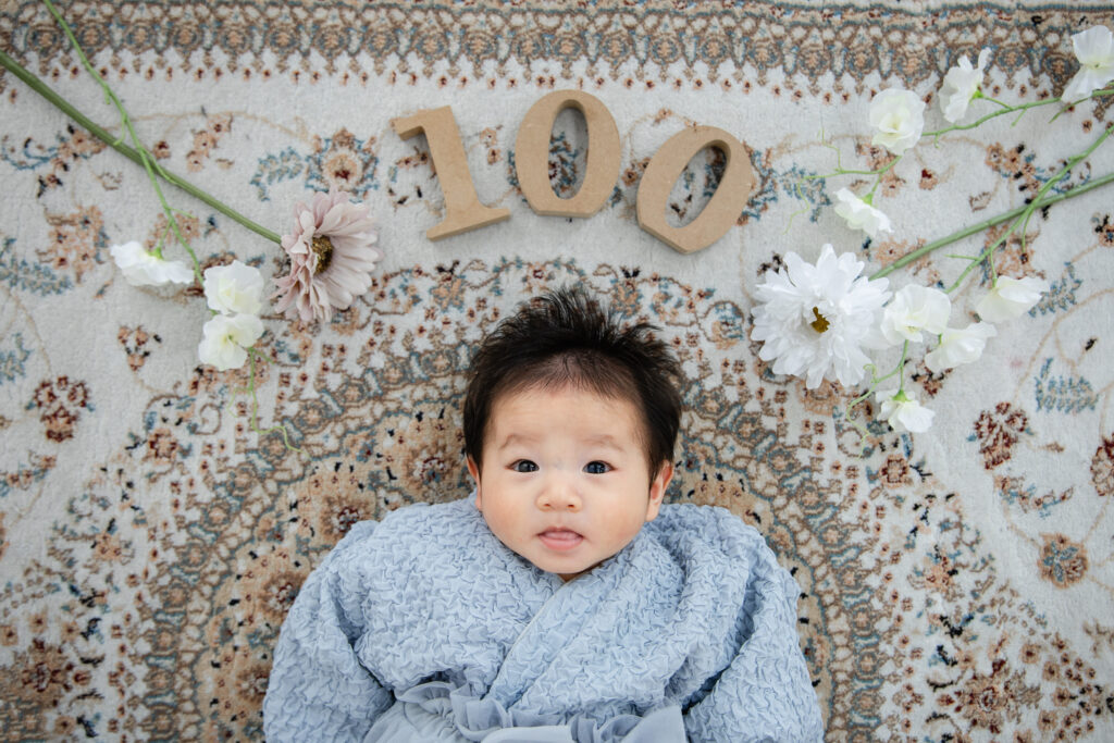 長野　お宮参り　100日